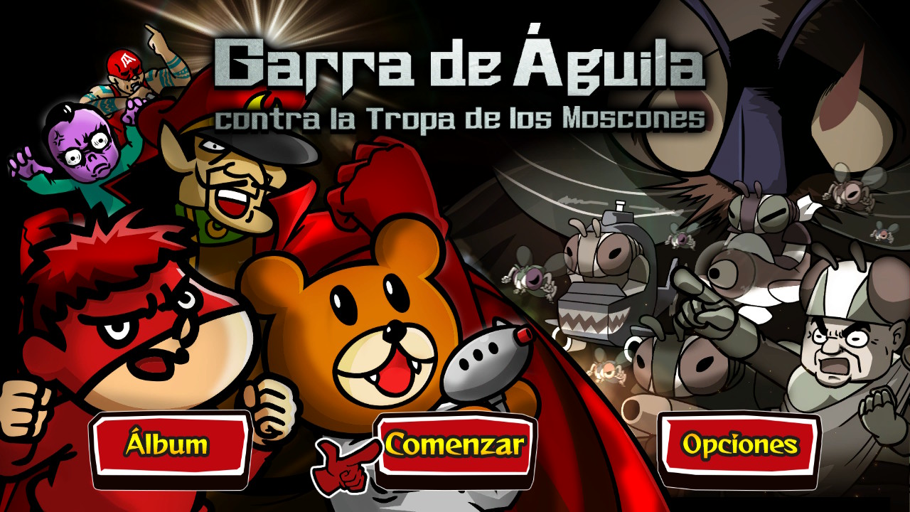 Last year saw the release of the2D  puzzle action game, EAGLETALON vs. HORDE OF THE FLIES, brought to you by DLE & DICO. Now, we will be releasing a Spanish (Spain/Latin America) version of the game.