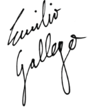 Signature of Emilio Gallego Zambrano